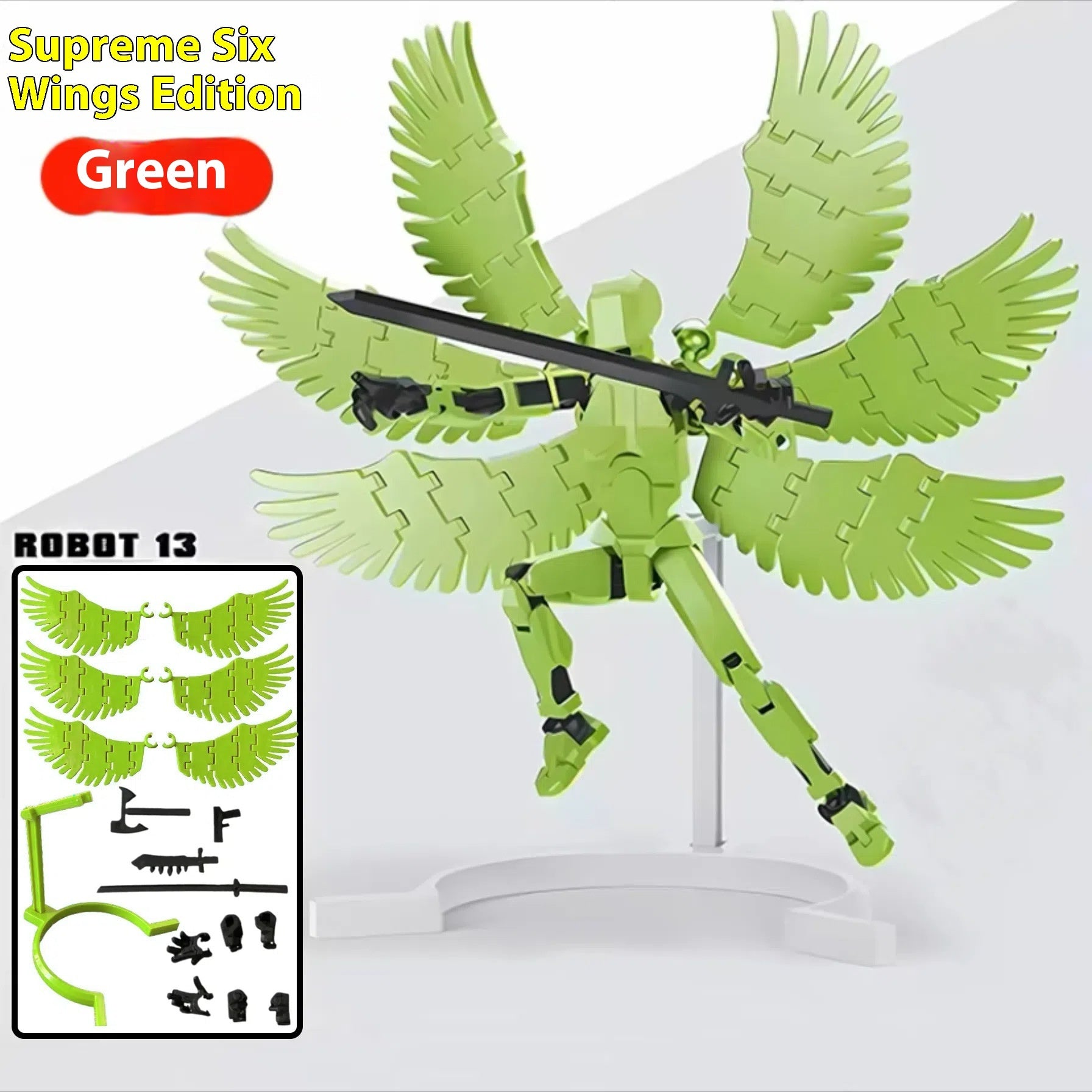 3D Printed Articulated Robot Action Figure
