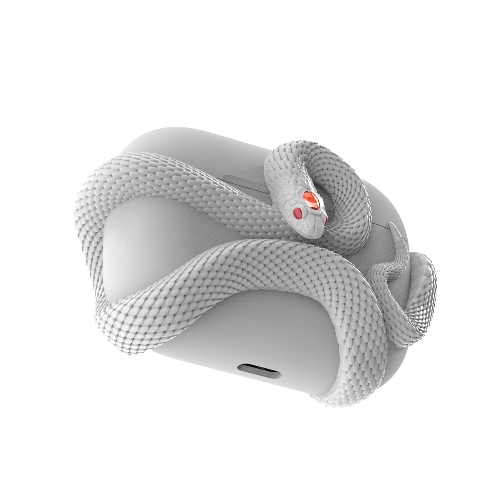 Creative Snake AirPods Case Protective Silicone Cover Early Halloween