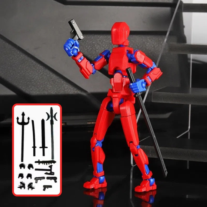 3D Printed Articulated Robot Action Figure