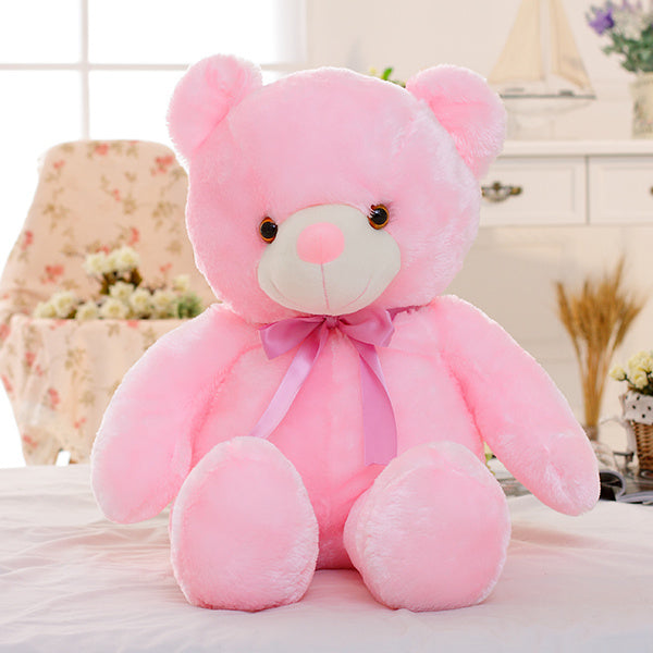 Emotional Support Light Up Teddy Bear - Cuddly Companion for Stress Relief