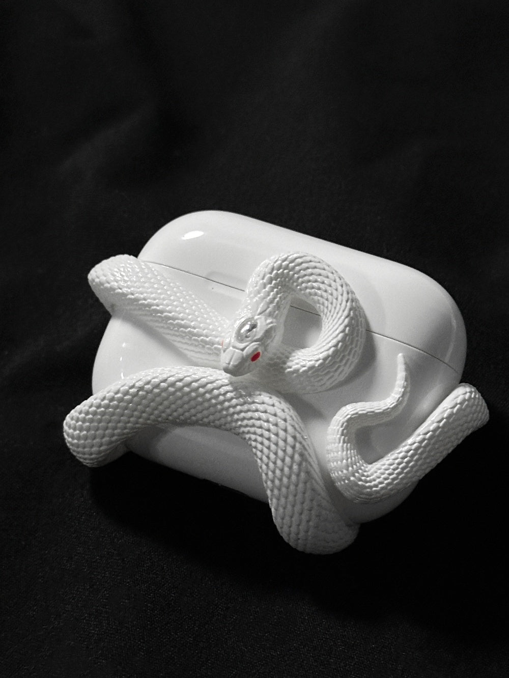 Creative Snake AirPods Case Protective Silicone Cover Early Halloween