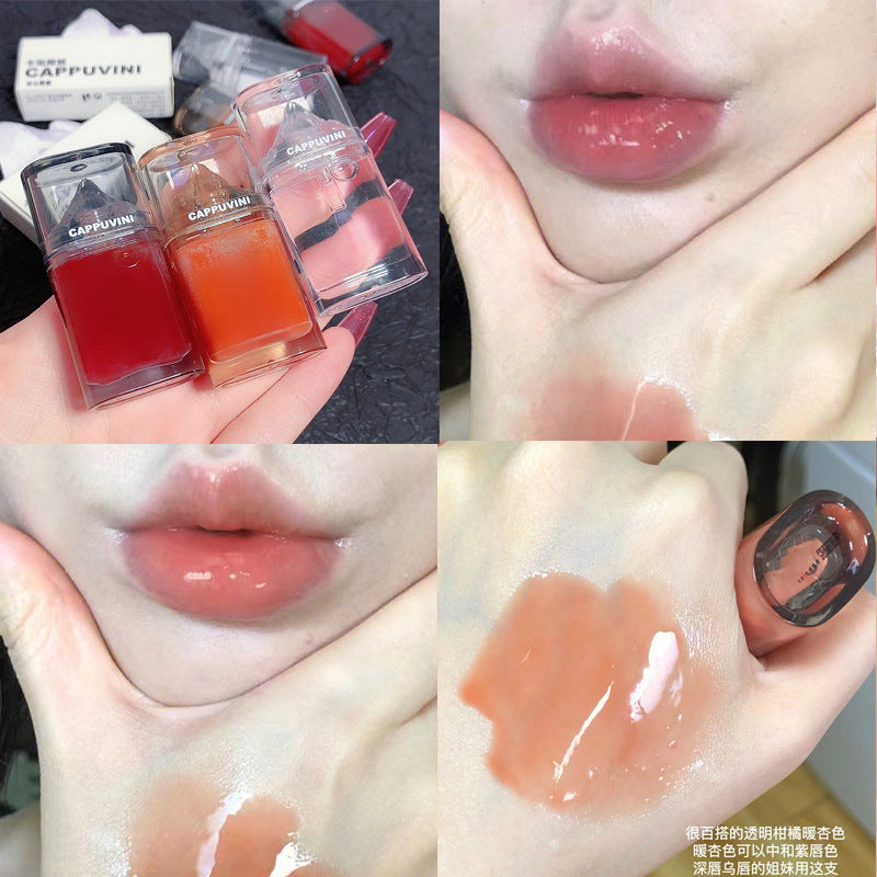 Capovinie Iceberg Lip Gloss - Crystal Clear Glass Finish 3 Stunning Shades