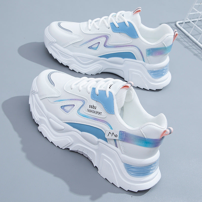 Fall New Women's Thick-soled Running Casual Shoes