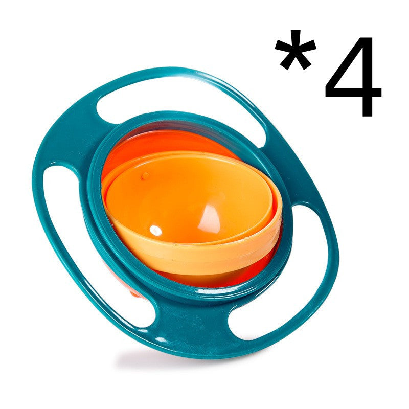 360-Degree Rotating Spill-Proof Baby Bowl