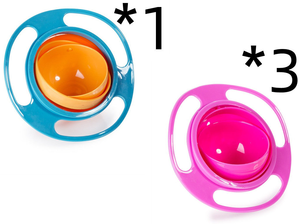 360-Degree Rotating Spill-Proof Baby Bowl