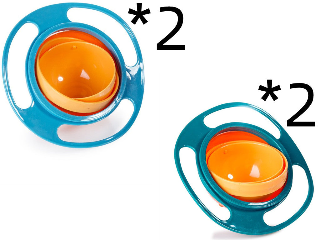 360-Degree Rotating Spill-Proof Baby Bowl