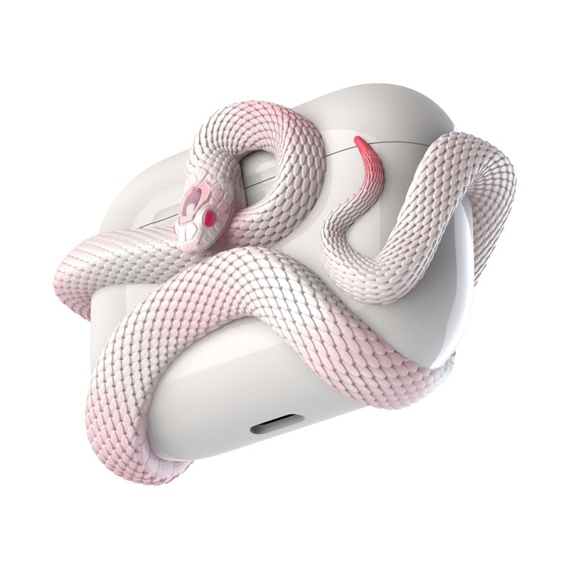 Creative Snake AirPods Case Protective Silicone Cover Early Halloween
