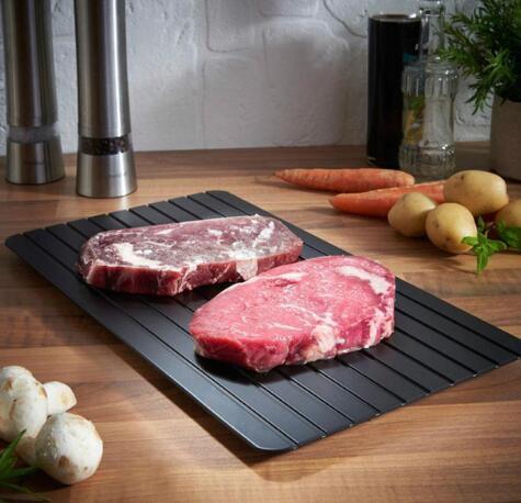 Fast Defrosting Tray Kitchen Quick Aluminum Thaw Plate - KitchenMasters