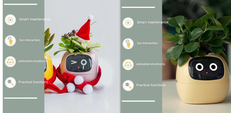 AI Smart Planter - 7 Sensors for Perfect Plant Care - GreenThumb