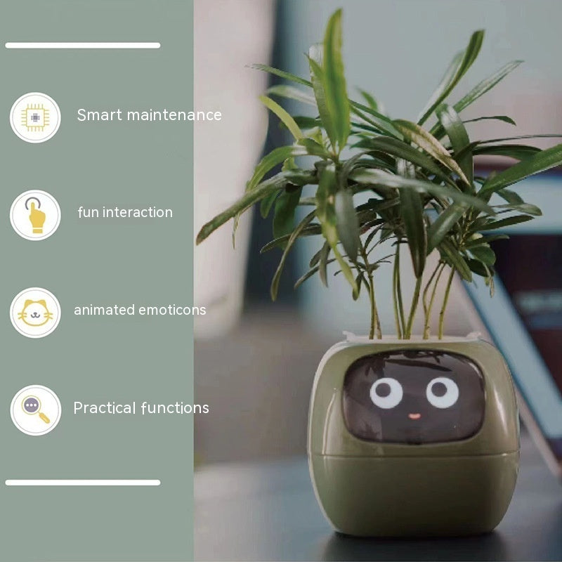AI Smart Planter - 7 Sensors for Perfect Plant Care - GreenThumb