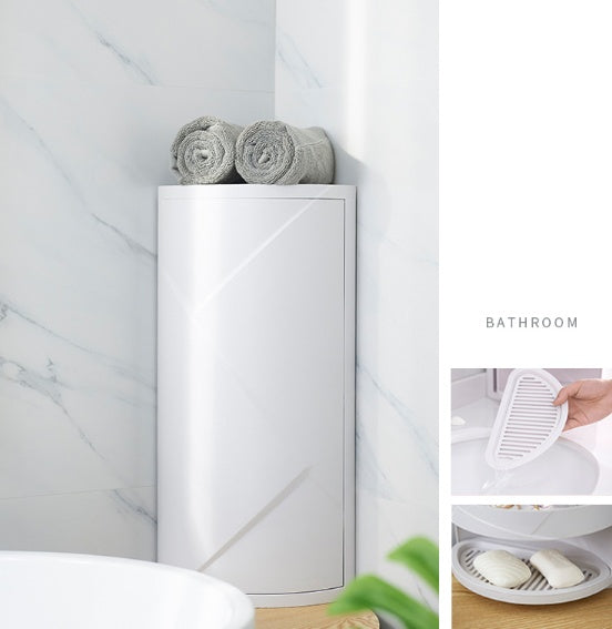 Bathroom Corner Shelf - Wall Hanging Triangle Storage Rack