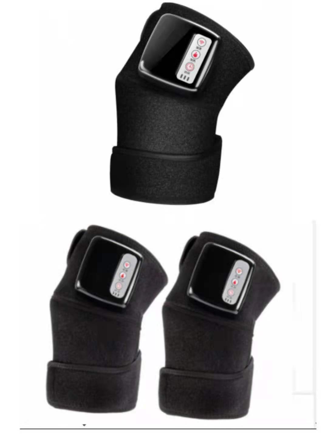 Electric Infrared Heating Knee Massager - Rechargeable Pain Relief with Vibration Therapy