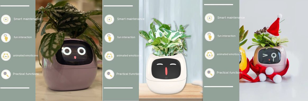 AI Smart Planter - 7 Sensors for Perfect Plant Care - GreenThumb