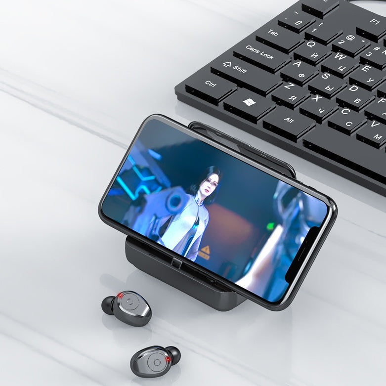 Bluetooth Headset with Power Bank - Stay Connected On-the-go