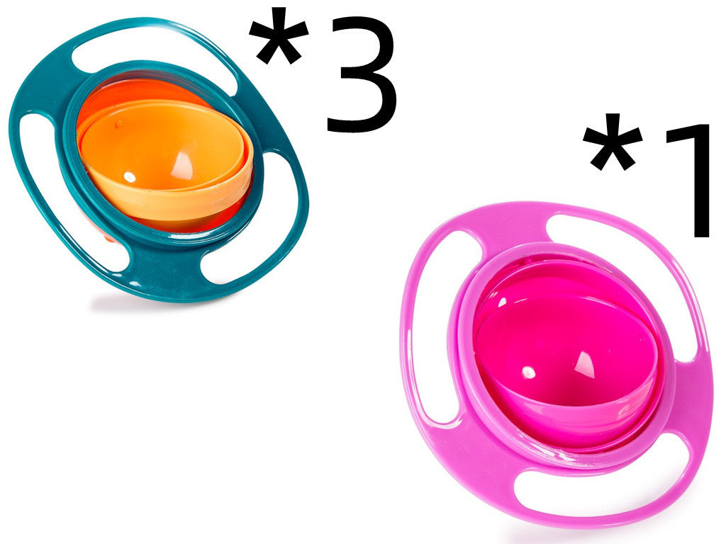 360-Degree Rotating Spill-Proof Baby Bowl