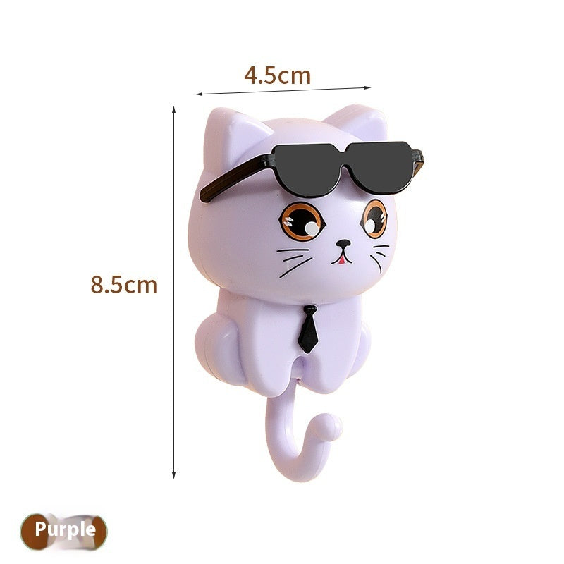 Creative Cat Headband Sunglasses | Cartoon Hook | Punch-free - Trendify