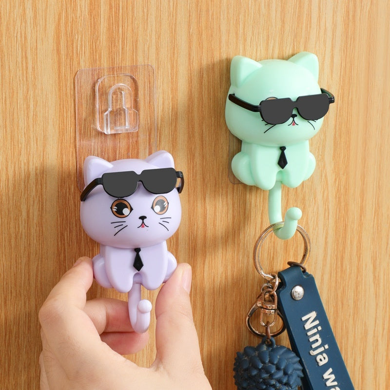 Creative Cat Headband Sunglasses | Cartoon Hook | Punch-free - Trendify
