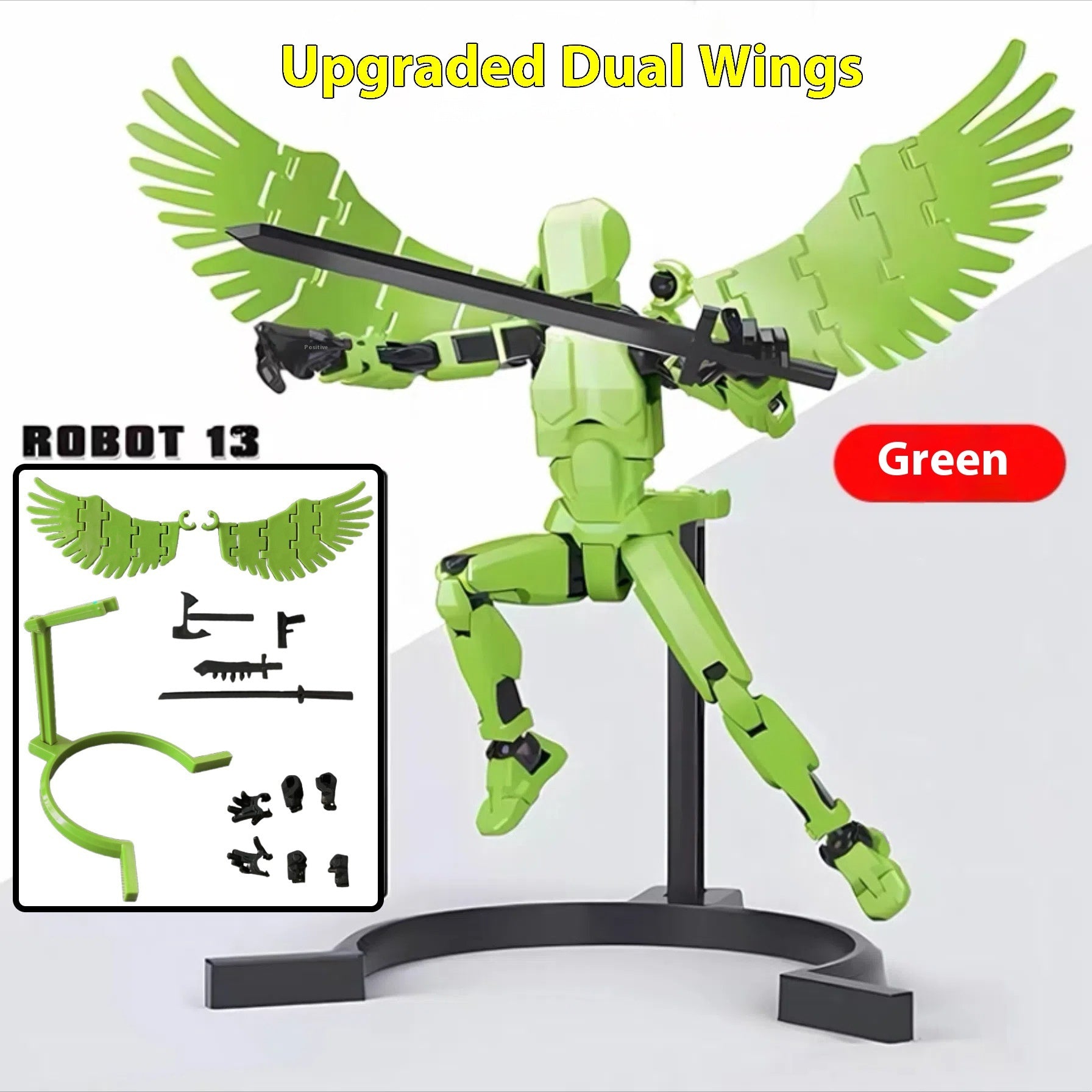 3D Printed Articulated Robot Action Figure