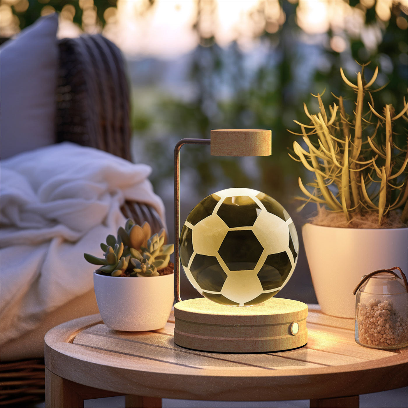 Crystal Ball Cosmic Dinosaur Indoor Night Light Bedside Light Birthday Gift Night Lamp
