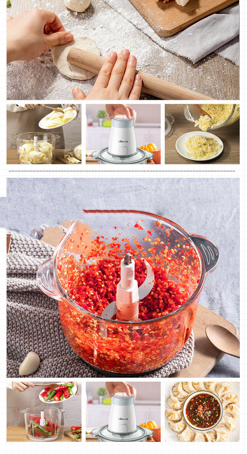 Electric Multi-function Small Vegetable Chopper Blender Cooking Machine