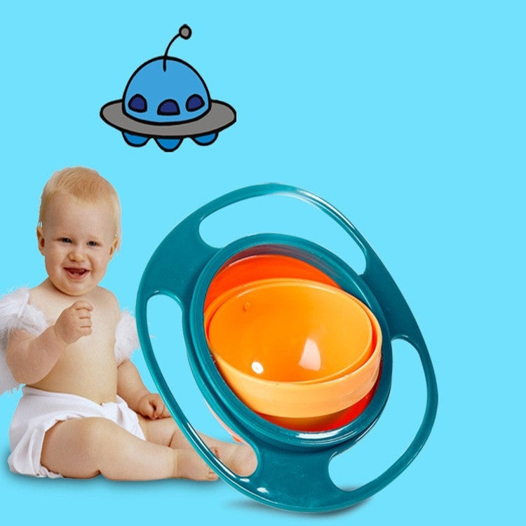 360-Degree Rotating Spill-Proof Baby Bowl