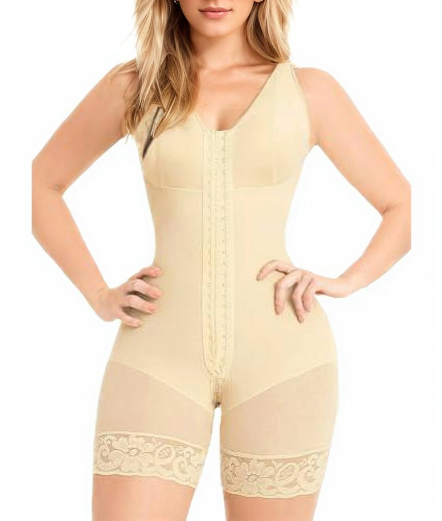 Colombian Shapewear Bodysuit - Tummy Control Post Surgery Full Body Shaper