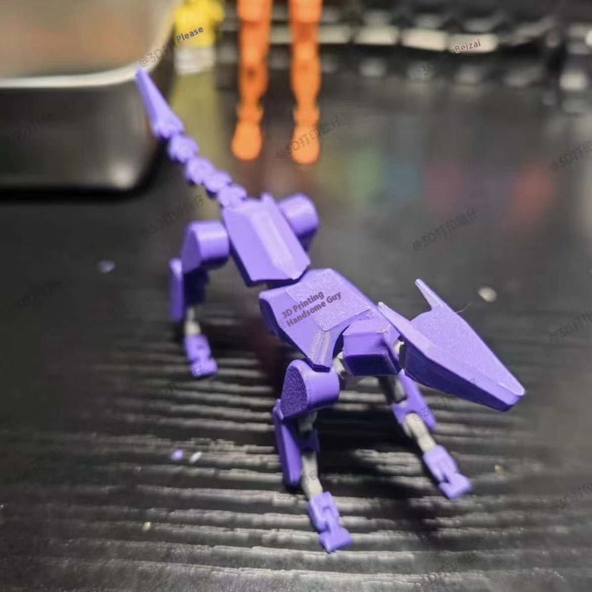 3D Printed Articulated Robot Action Figure