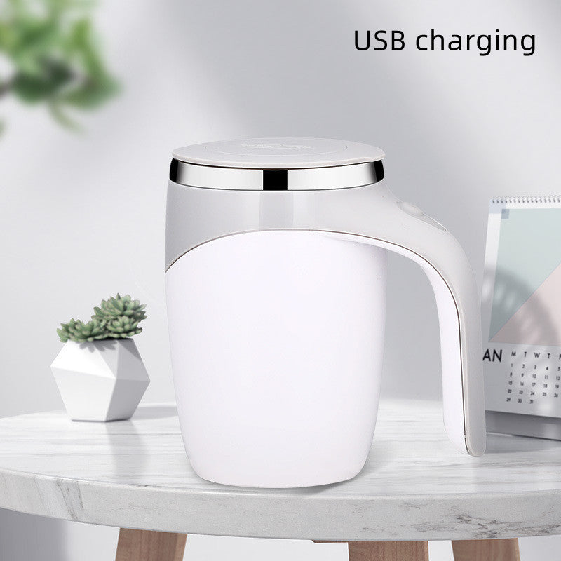 Automatic Stirring Cup Rechargeable Electric Lazy Milkshake Rotating Magnetic Water Cup