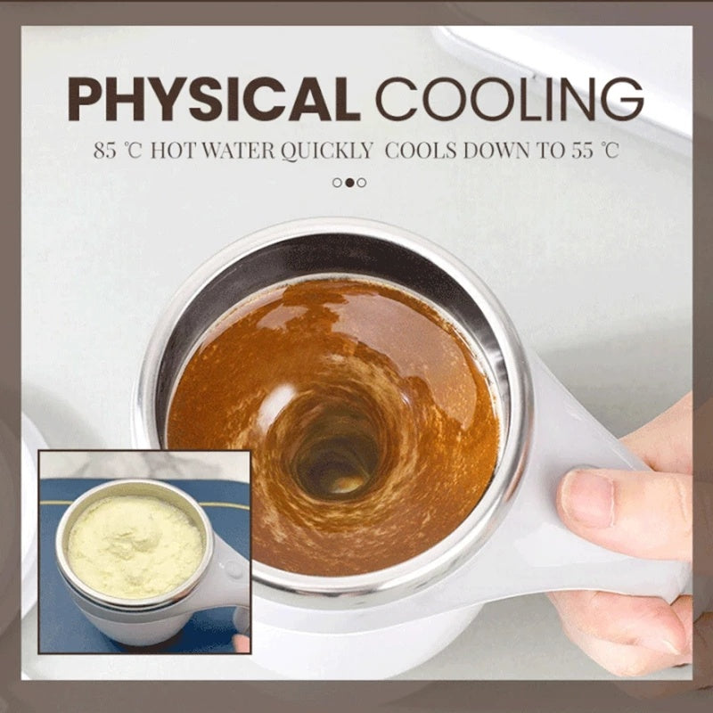 Automatic Stirring Cup Rechargeable Electric Lazy Milkshake Rotating Magnetic Water Cup