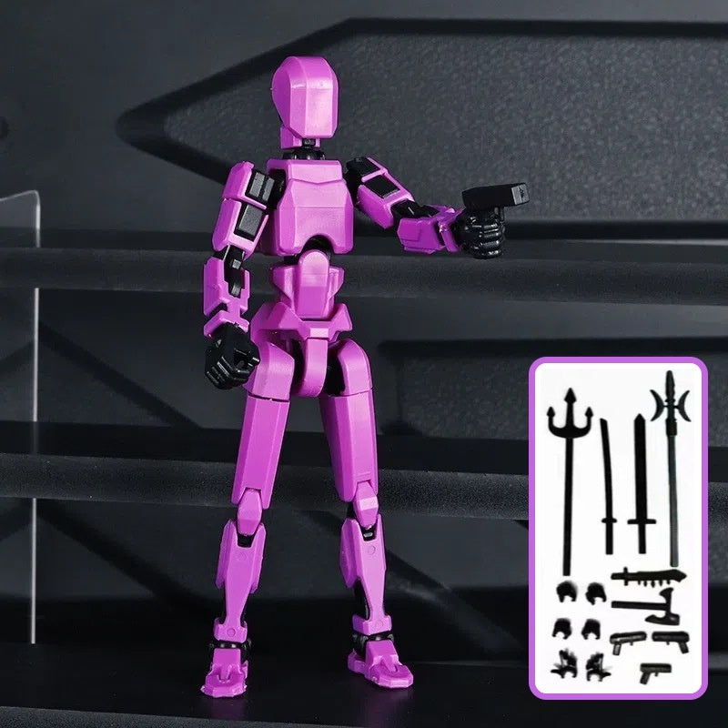 3D Printed Articulated Robot Action Figure