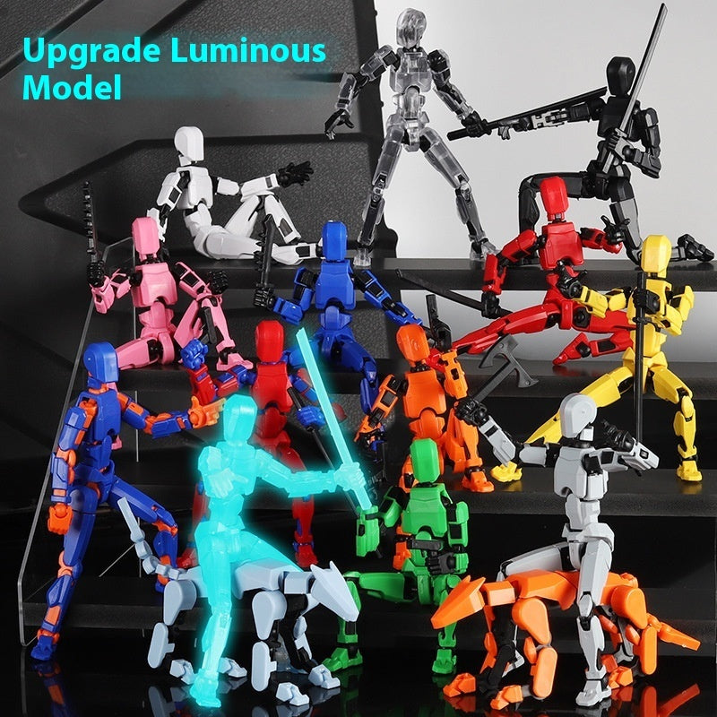 3D Printed Articulated Robot Action Figure