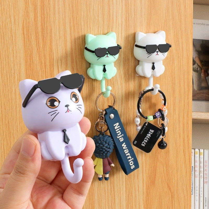 Creative Cat Headband Sunglasses | Cartoon Hook | Punch-free - Trendify