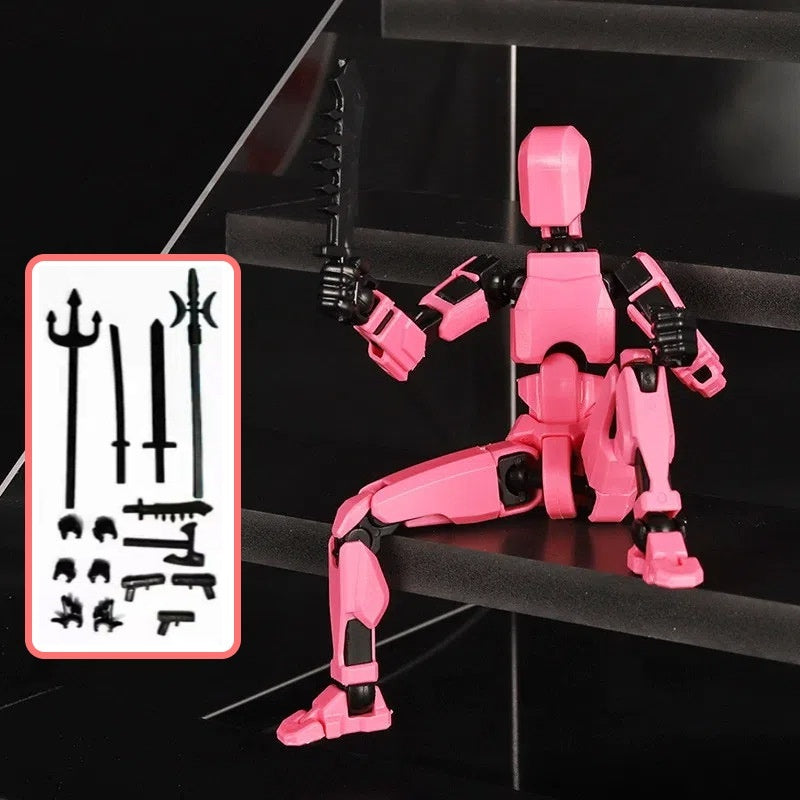 3D Printed Articulated Robot Action Figure