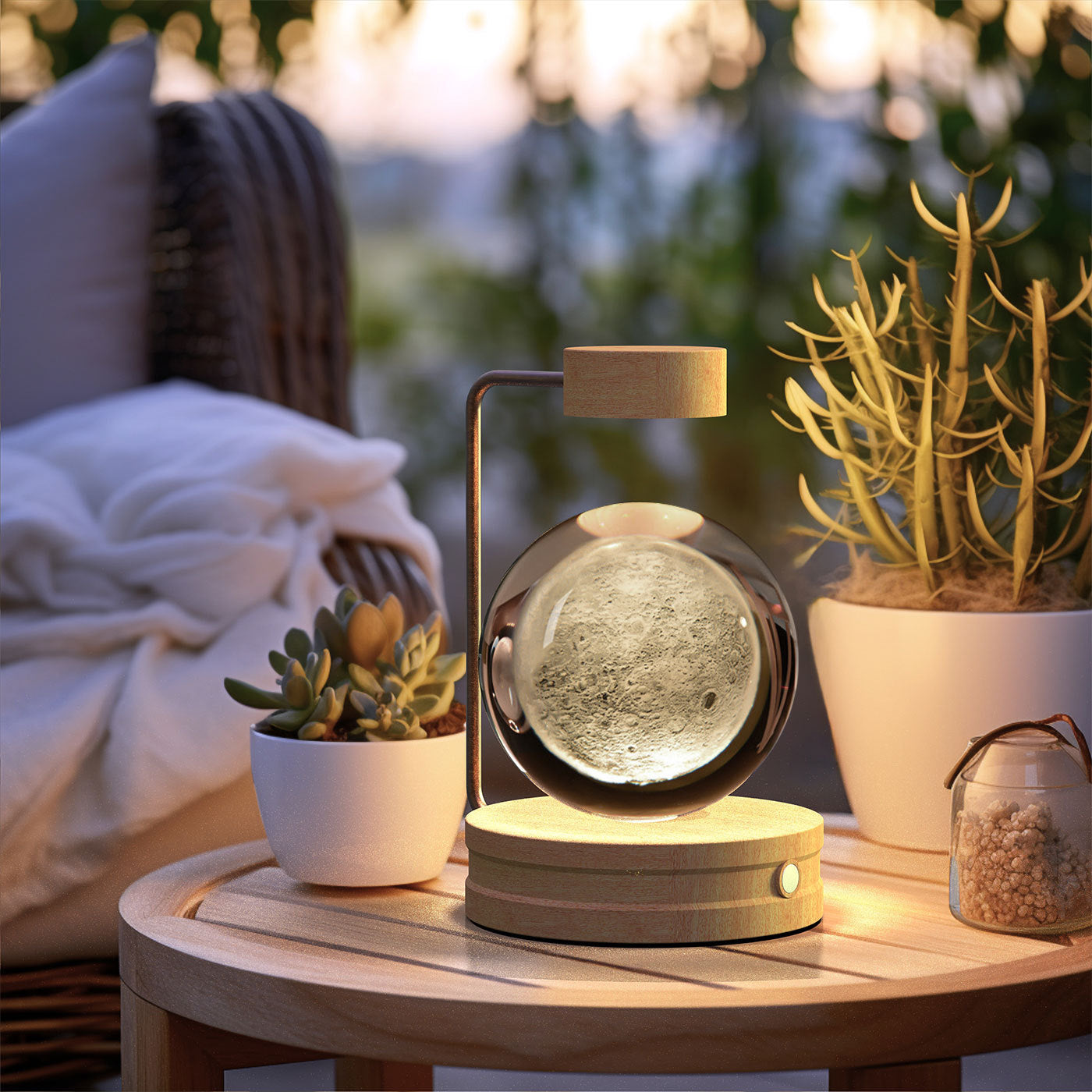 Crystal Ball Cosmic Dinosaur Indoor Night Light Bedside Light Birthday Gift Night Lamp