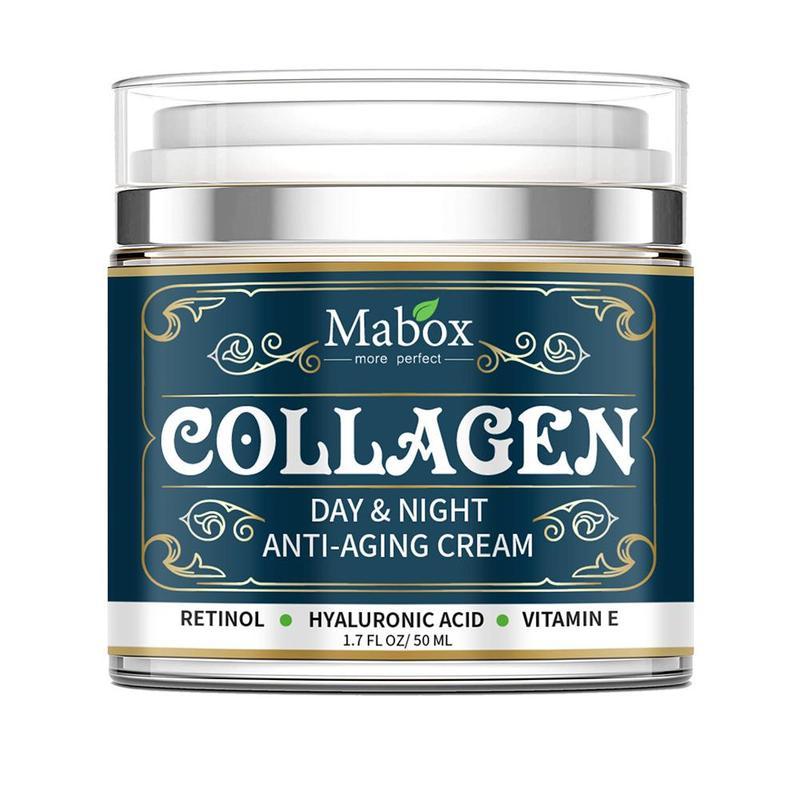 Collagen Anti-Aging Face Cream with SPF10 - Moisturizing Wrinkle Remover (50g)