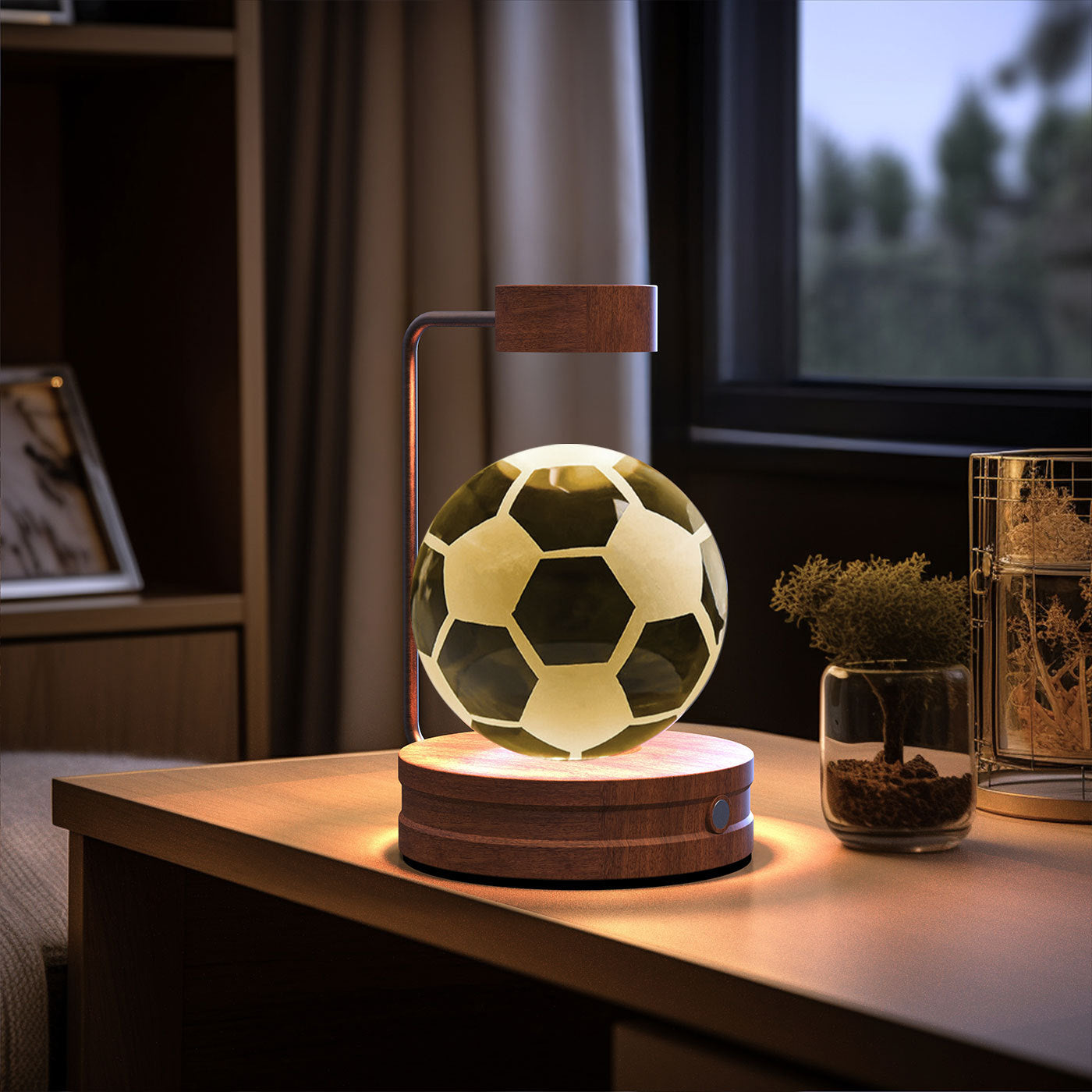 Crystal Ball Cosmic Dinosaur Indoor Night Light Bedside Light Birthday Gift Night Lamp