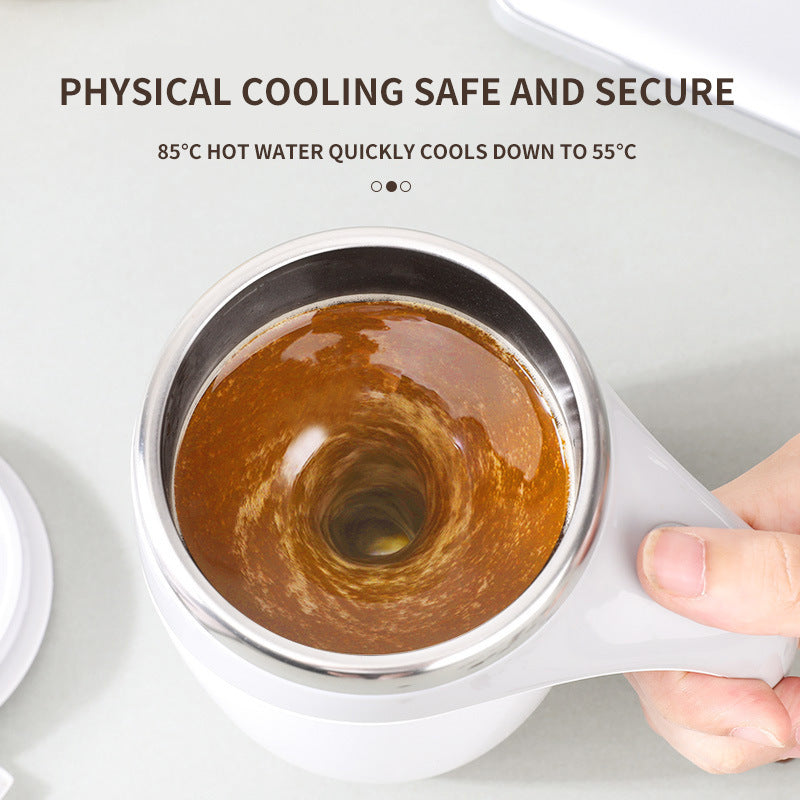 Automatic Stirring Cup Rechargeable Electric Lazy Milkshake Rotating Magnetic Water Cup
