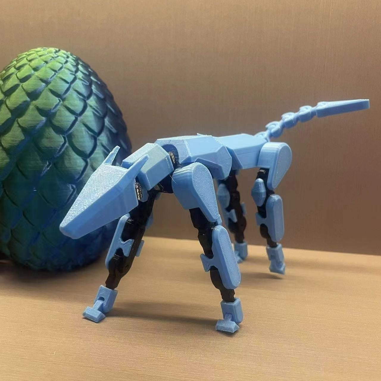 3D Printed Articulated Robot Action Figure