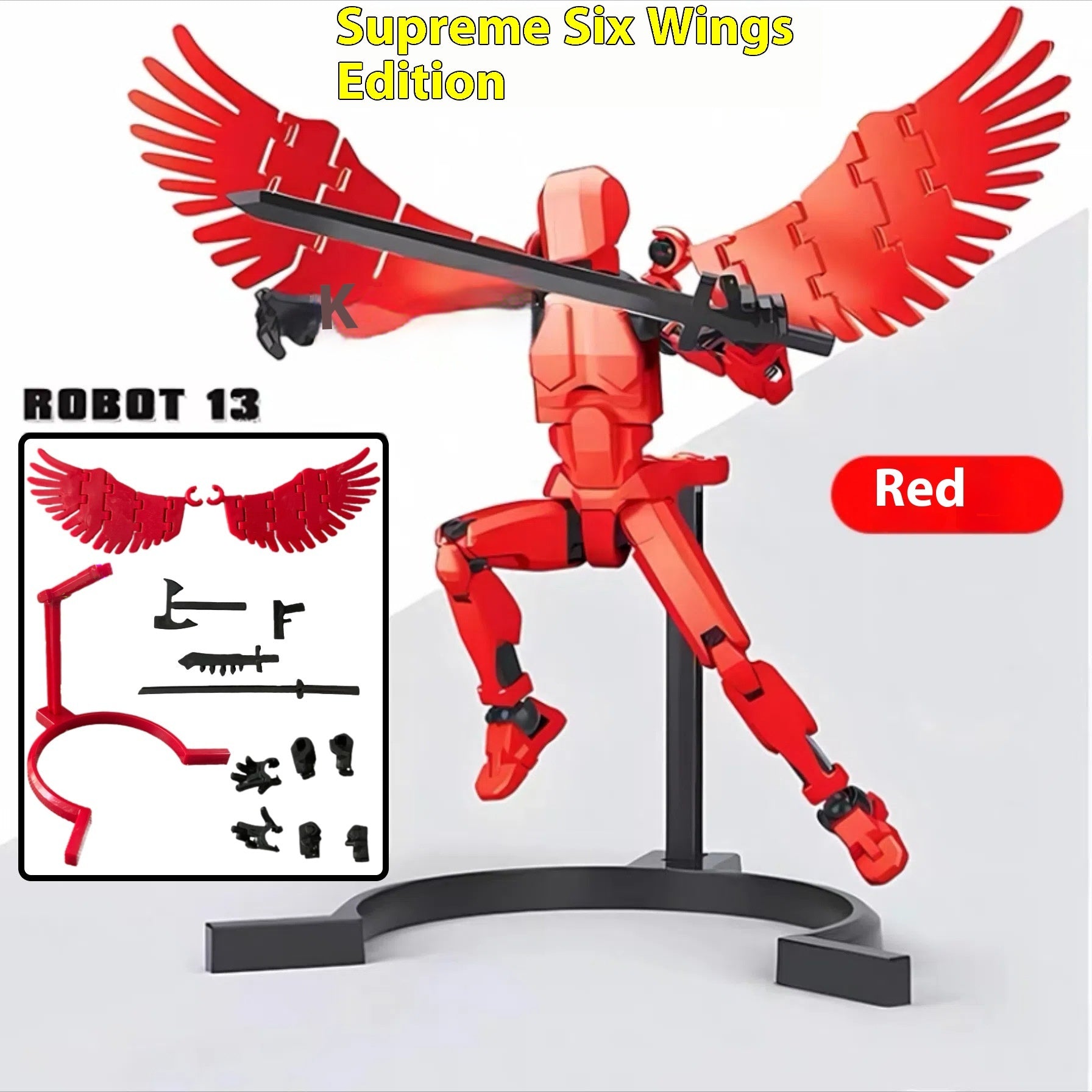 3D Printed Articulated Robot Action Figure