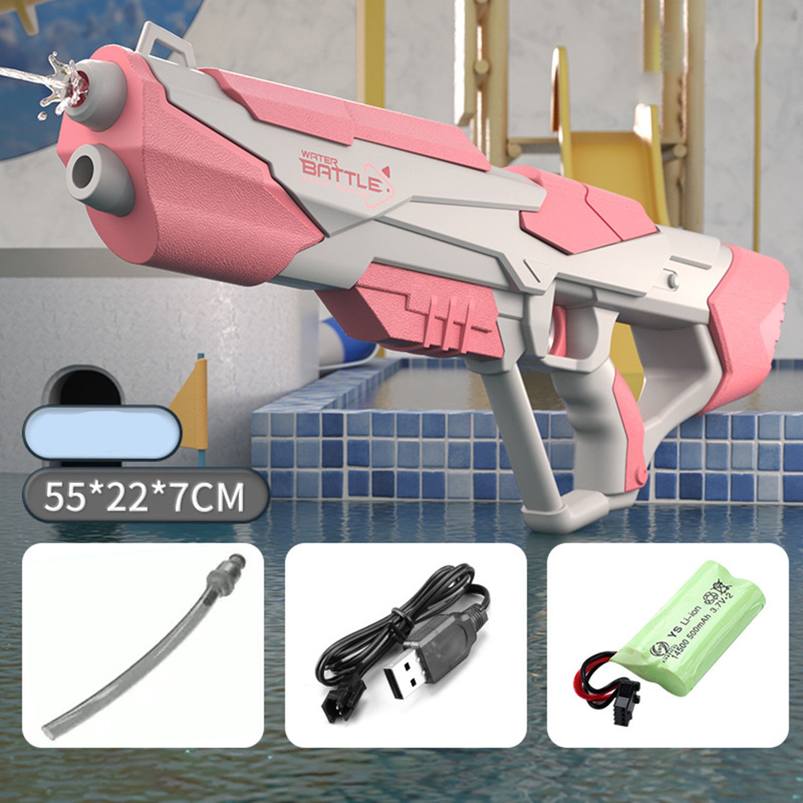 Electric Water Gun - Water Absorption Water Fights Toy