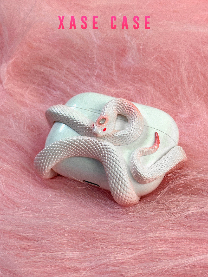 Creative Snake AirPods Case Protective Silicone Cover Early Halloween