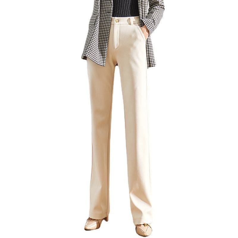 Casual Loose All-match Thickened Suit Straight-leg Pants