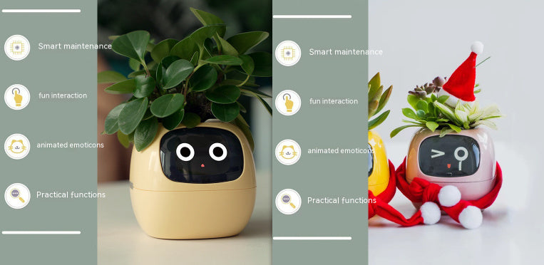 AI Smart Planter - 7 Sensors for Perfect Plant Care - GreenThumb