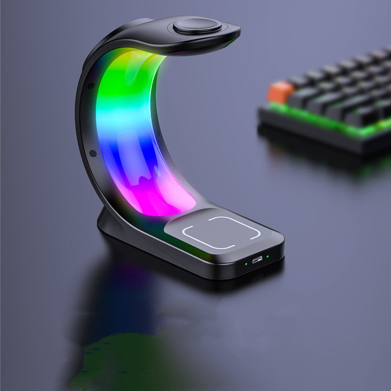 4 In 1 Magnetic Wireless Charger Fast Charging & Atmosphere Light - TechSavvy