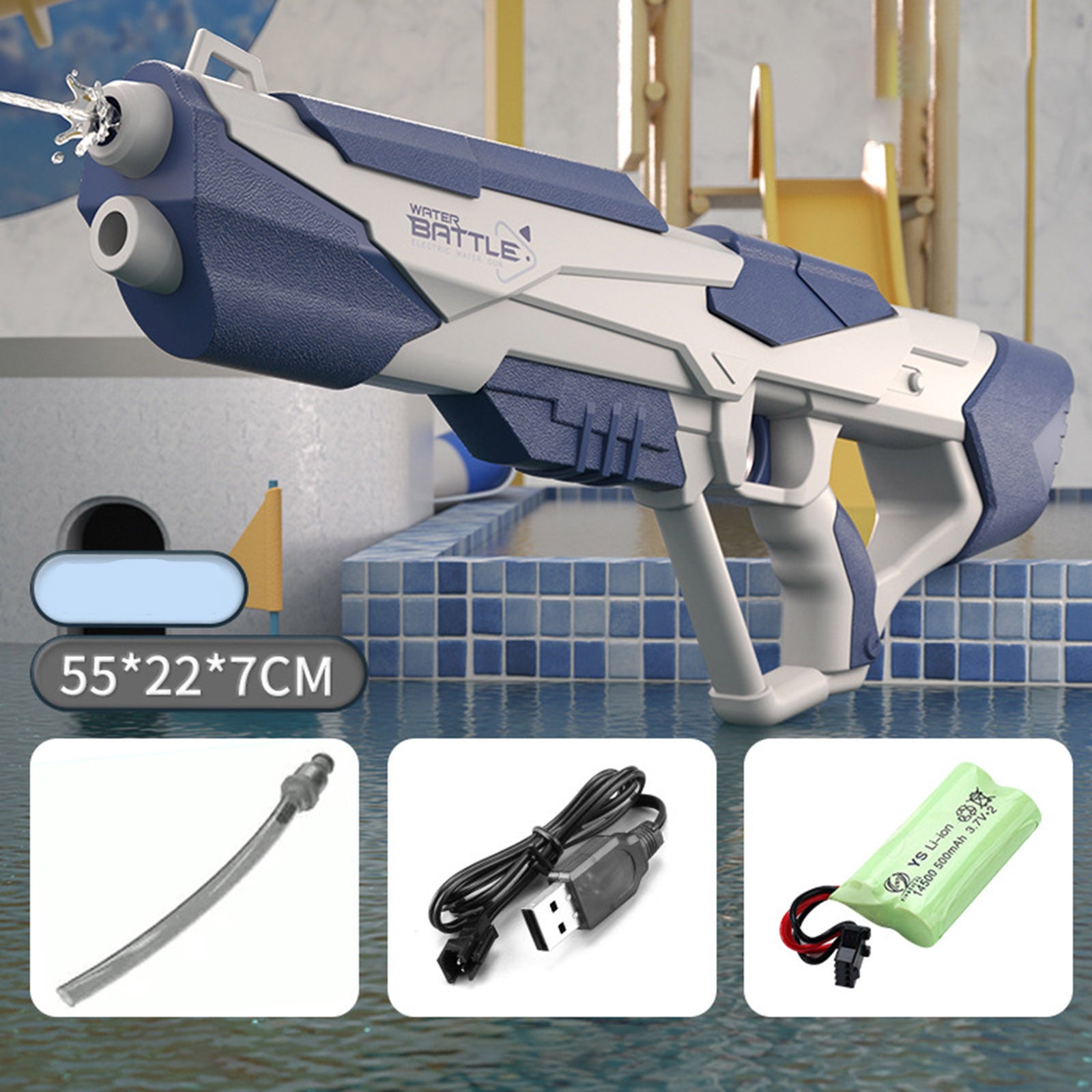 Electric Water Gun - Water Absorption Water Fights Toy