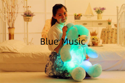 Emotional Support Light Up Teddy Bear - Cuddly Companion for Stress Relief