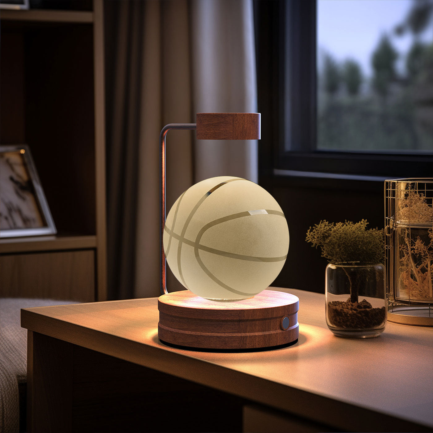 Crystal Ball Cosmic Dinosaur Indoor Night Light Bedside Light Birthday Gift Night Lamp