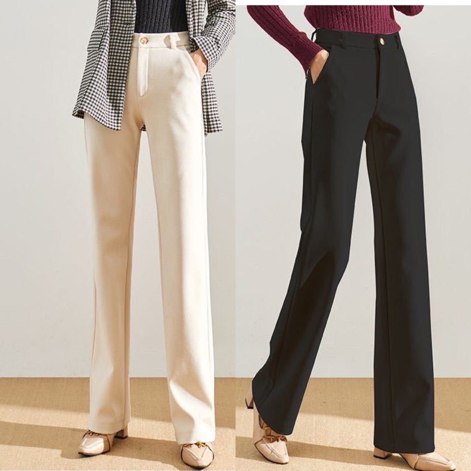 Casual Loose All-match Thickened Suit Straight-leg Pants
