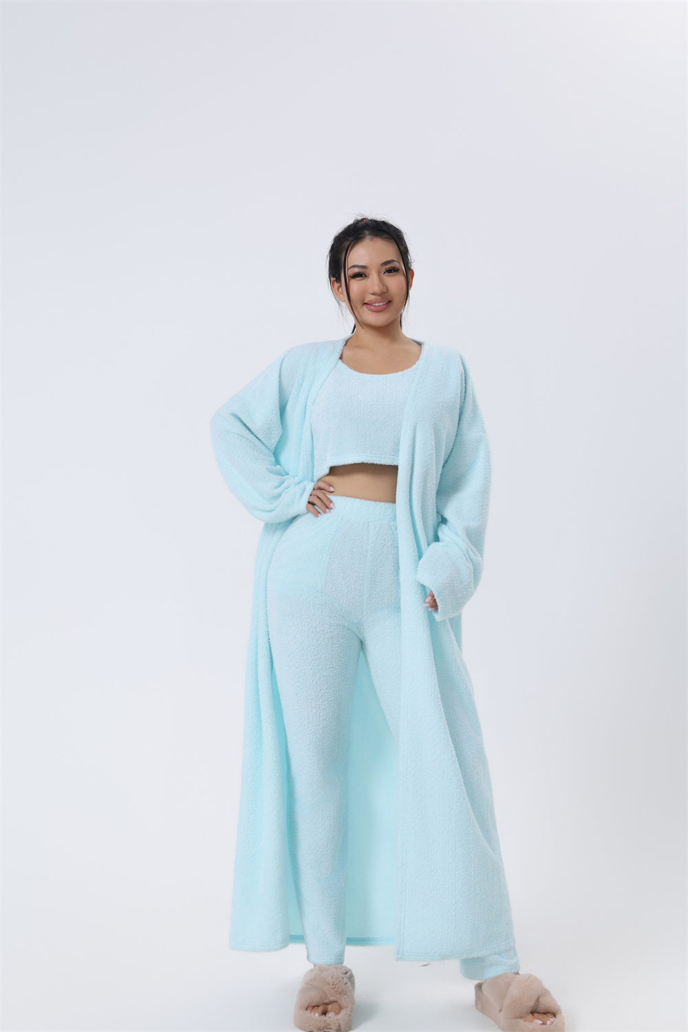 Cozy Pajama Set - 3 Piece Lounge Set for Women