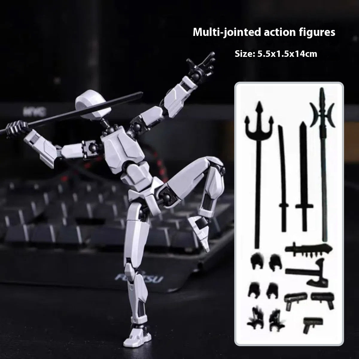 3D Printed Articulated Robot Action Figure